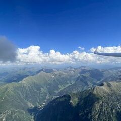 Flugwegposition um 14:39:43: Aufgenommen in der Nähe von Michaelerberg, Österreich in 3037 Meter